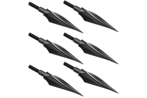 Namvo 6 sztuk Broadheady groty strza?ek ze stali w?glowej metalowy cel my?liwski tradycyjne ?ucznictwo 148 strzelanie do ziarna sport zwi?zek refleksyjny ?uk zewn?trzny