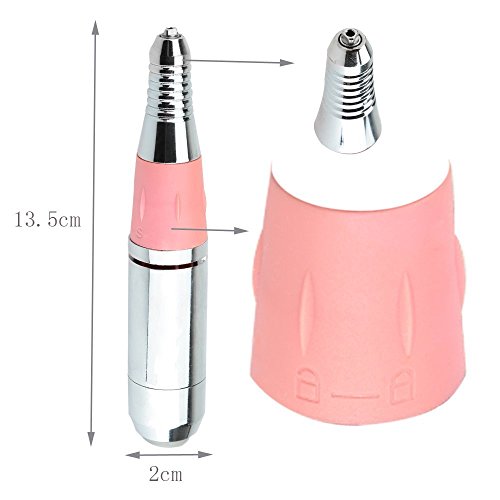 Anself Mini Elektrische Nagelfeile Nagelfräser für Maniküre und Pediküre 12V 30000 u/min - 2