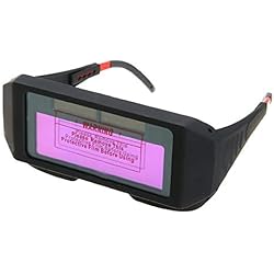 Lunette De Soudure D'assombrissement Automatique D'énergie Solaire D'affichage À Cristaux Liquides, Casque Protecteur De Masque De Lunettes De Soudeuse De Sécurité avec La Nuance Réglable
