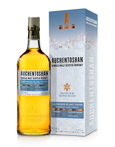 Auchentoshan Sauvignon Blanc, Single Malt Scotch Whisky, Finished in White Wine Casks, Amazon Exclusive, 70 cl, 47 Percent
