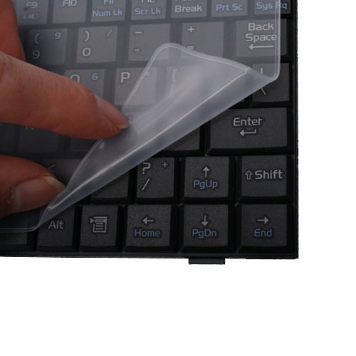 TOOGOO(R) Universaler Tastatur-Skin aus transparentem Gummi fuer 17 Inches Laptop - 4