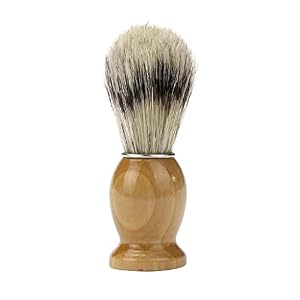 Badger Shaving Brush,Malloom Professional Barber Salon Shave Shaving Razor Brush Wood Handle Tool - Image 2