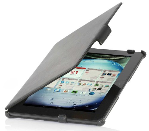 StilGut UltraSlim Case, Tasche für Lenovo IdeaTab S6000 mit Standfunktion, Schwarz B-WARE MODELL! - 3