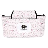 [KOMPATIBEL MIT ALLEN WAGEN] - Der Wickeltaschen-Organizer ist mit allen Kinderwagenmodellen kompatibel und kann leicht an jedem Handgriff befestigt werden, so dass Sie sich keine Sorgen machen müssen, um die richtige Größe für Ihr spezielles Modell zu erhalten.