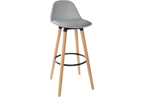 ATMOSPHERA CREATEUR D'INTERIEUR Atmosphera - Tabouret de Bar Maxon Gris