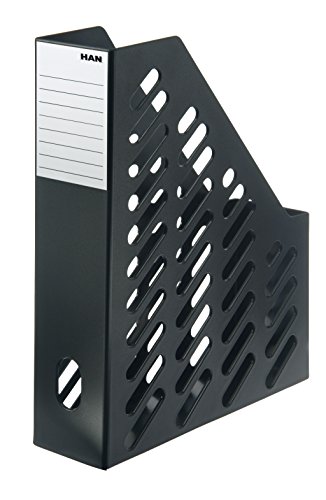 HAN 1600-13 Stehsammler KLASSIK, DIN A4/C4, mit Beschriftungsetikett, schwarz - 3