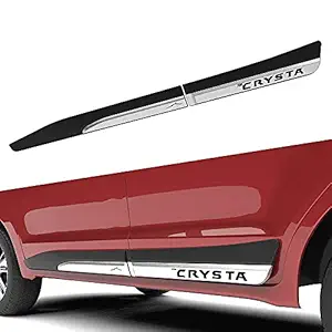 GFX Car Side Cladding Molding Proctective Side Body (After-Market) Compatible with Innova Crysta (2016-2020)