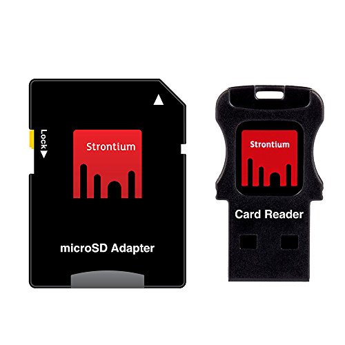 Strontium SRN32GTFU1C Nitro 466X 32GB microSDHC UHS-1 Memory Card mit Adapter und Reader - 7