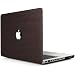 Produktbild iDOO MacBook Schutzhülle / Hard Case Cover Laptop Hülle [Für MacBook Pro 13 Zoll – mit CD-Laufwerk: A1278] - matt, dunkles Holz-Muster