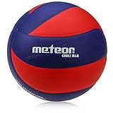Volleyball Meteor está hecho de material de PU extremadamente resistente y resistente a la abrasión, lo que garantiza su uso más prolongado. También se caracteriza por una alta suavidad, por lo que es agradable al tacto.