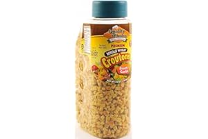 Sova Foods Onion & Garlic Bread Whole Wheat Croutons for Soups and Salads 425g Vegan Friendly