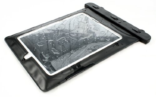 COM-FOUR® Wasserdichte Tasche Hülle für iPad Air 4 3 2 1 Tablet PC Schutzhülle schwarz - 3