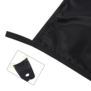 Molain Beard Bib Mens Aprons Mustache Grooming Shaving Trimmer Clipper Catcher for Man Shaving (Black) - Image 5