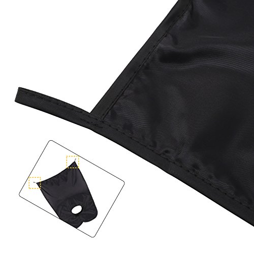 Bart Schürze Rasur Zubehör Molain Beard Catcher mit eine Tasche praktisch für Enthaarung Tragbar sehr leichtgewicht Sauber bleiben (Schwarz) - 4
