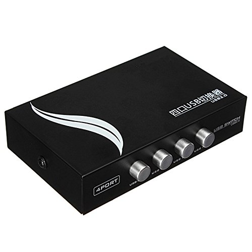 Rts™ 4 Port USB 2.0 Selector Switch for 4 PC Share 1 USB Device Like Printer Flash Driver Mouse Keyboard RS.498 (90.00% Off) - Amazon