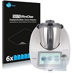 savvies Protection Ecran Compatible avec Vorwerk Thermomix TM6 (6 Pièces) - Film Protection Ultra Clair