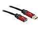 Produktbild 4er Sparpack DELOCK Kabel USB 3.0 rot Verlaengerung 1m 4er Pack, Rot
