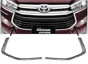 CAR SAAZ (U) Style Chrome Front Grill Compatible with Innova Crysta (2016-2020)