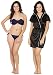 Klamotten Satin Women Sexy Nightwear and Bikini Set Combo 221N-211K RS.349.00