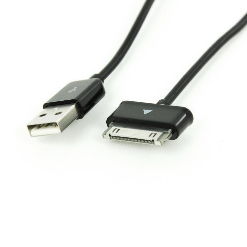 KanaaN USB Kabel Ladekabel für Samsung Galaxy Tab P1000 P7100 P7300 P7310 P7500 P7510 Galaxy Note 10 N8000 N8010- 200 cm lang – länger als Originalkabel - 2
