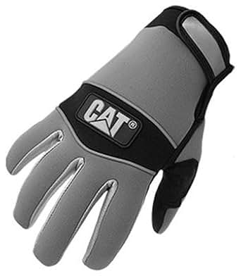 Caterpillar Mens 12213 Neoprene Comfort Fit Gloves Black