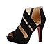 Produktbild VJGOAL Damen Sandalen, Frauen Mädchen Mode Frühjahr beiläufige Dünne Fersen Schuhe Peep Toe Hochhackigen Party Schuhe (36 EU, Schwarz)
