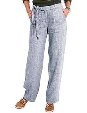 Eddie Bauer Damen Straight Leg Leinenhose
