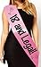 Price comparison product image 18th Birthday Sash - 18 and Legal!: Eighteen Eighteenth Cheap Party Present Novelty Gift - Baby Pink