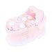 Isabella Alicia Double Frilled Traditional Bubble Quilt Maize Moses Basket (Pink/ White)