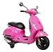 Produktbild Shov Original Lizenz Vespa Kindermotorrad Kinderfahrzeug Elektro Motorrad Elektroroller (Pink)