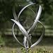 Produktbild Creekwood 48051 Hampton Wind Skulptur Spinner 190 cm Höhe, Silber, 56 x 56 x 208 cm