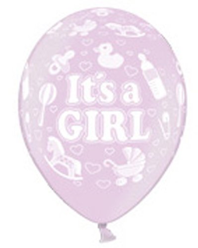 Girl Komplettset Girlande Konfetti Luftballons Girlanden Babyparty - 8