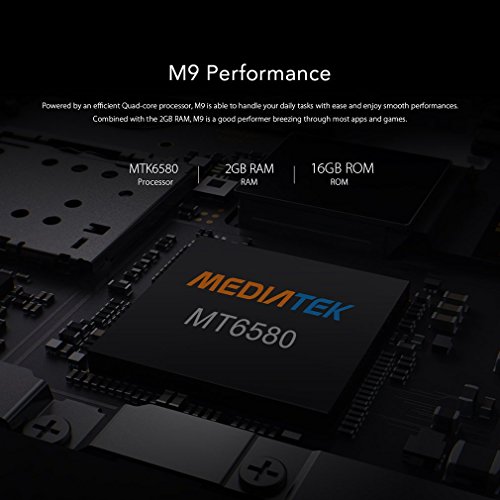 LEAGOO M9 Smartphones in Offerta Quattro Fotocamera, Android 7.0, Schermo da 5,5