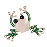 Baoblaze Joyería Hecha A Mano del Pin De La Rana De La Rana De Los Hombres Divertidos...