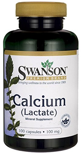 Preisvergleich Produktbild Calcium Lactate, 100mg - 100 caps