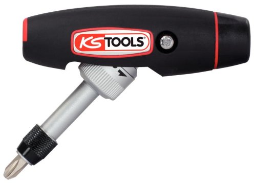 KS Tools 1/4 Zoll T-Griff Ratschen-Bit-Schraubendreher, 7-teilig, 911.2475 - 9