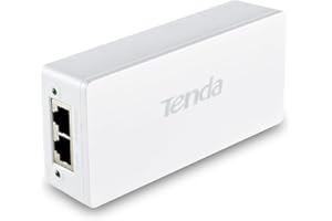 ‎TENDA Tenda POE30G-AT 30 W IEEE802.3 Gigabit PoE Injector, power distance extension of up to 100 meters for standard cat. 5e and cat. 6 Ethernet cable , Plug and play, no any configuration required,