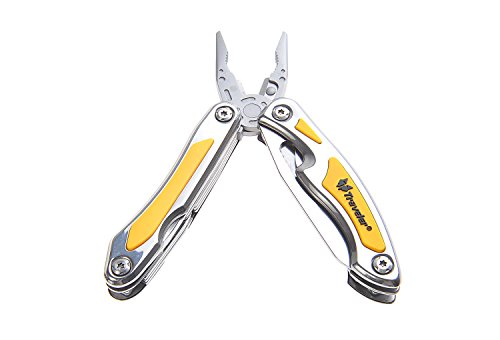 Huntington Traveler Deluxe Multifunktionswerkzeug: Zange mit verstärkter Mechanik, 8 Werkzeuge, hochwertiger, extra harter 4CR13 Edelstahl, MQ003G-04 DE - 2