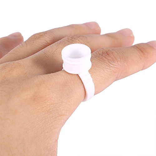 Permanent 3D Make-up Augenbraue Tattoo Nadeln Stifte Pigment Set, Augenbrauen Microblading Pen +Tattoo Pigment+ Pigmentringe+ Manuelle Stifte+ Augenbrauen und Eyeliner Reparatur Gel (Style A) - 9