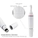 Bikini Trimmer, 2 in 1 Women Shaver Eyebrow Trimmer Nose Trimmer Battery Operated Bikini Grooming Kit Mini Portable Design Women Groomer Kit for Bikini Area/ Armpit / Arm / Leg