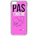 Produktbild Unbekannt Generic Hülle Nicht berühren. Merci Rückseitenschutz für iPhone 7, transparent, Rosa