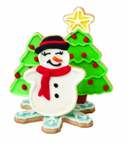Wilton Ausstechformen-Set, zum Anfertigen einer dreidimensionalen Weihnachtsszene, 4-teilig