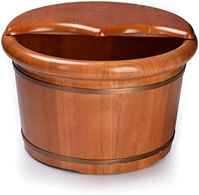 Foot Basin By FONK Wooden Bucket Foot Basin Foot Tub Tub Foot Bath Tub Foot Barrel Wood,41cm*26cm