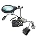 Produktbild Rokoo 220V 5LED helfende Hand Lötmittel Eisen Stand Halter Lupe Elektronische PC Reparatur 90mm