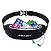 Produktbild Sport Hüfttasche, Laufgürtel Running Bauchtasche Gürteltasche Lauftasche mit Kopfhöreranschluss & Reflektierenden Streifen für Wandern, Reiten, für iPhone X 8 Plus Samsung S9 S8 Plus Handy 6.5 Zoll