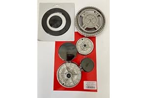 HOMELY R FRANKE ARISTON HOTPOINT INDESIT BEKO SET 5 FORNELLI PER PIANO COTTURA E CUCINA A GAS CON 1 TRIPLA CORONA 1 GRANDE 2 MEDI 1 PICCOLO (no originali adattabili di ottima qualità)