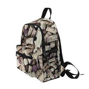 Mini Kids Backpack Daypack Wine Bottle Corks Pre-School Kindergarten Toddler Bag for Travel Girls Boys