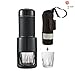 Produktbild STARESSO Manuelle Kaffeemaschine Hand Espressomaschine Outdoor Cappuccino Camping Wandern Reise Unterwegs Und die tasche. (schwarz)