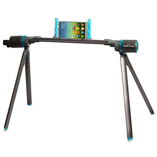 Sidiou Group Creative-Halter Verstellbare Handy und Tablet-Halter Folding Tablet PC-Halter zusammenklappbar und beweglicher Aluminiumhalterung Ständer