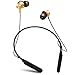 Produktbild CWW Magnet-Absorption Wireless Mobile Bluetooth Headset Wasserdichter Metall Hängenden Hals In-Ohr Typ Schweren Bass-Effekt,Gold